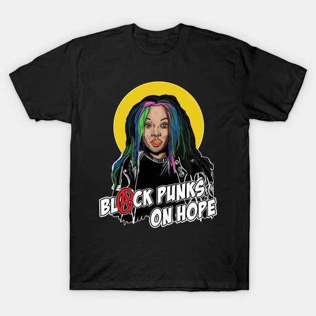 Black Punks on Hope T-Shirt by silentrob668